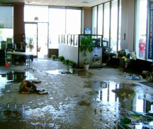 commercial water damage repair in Coppell
